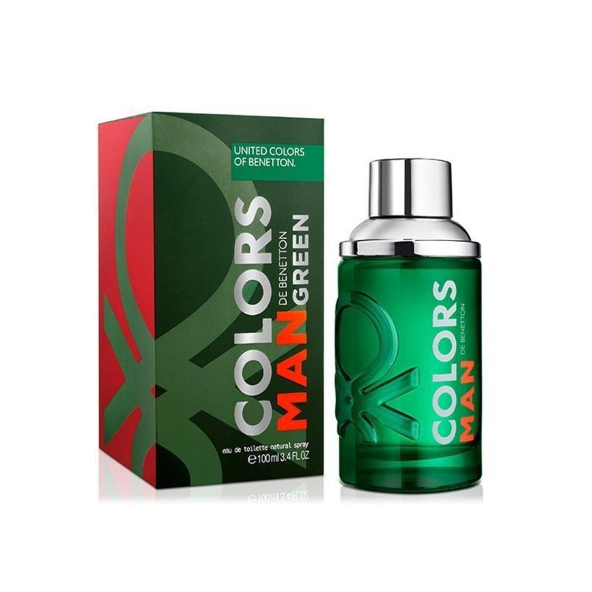 BENETTON - Benetton Colors Man Green 100 ML EDT Spray  Turquesa