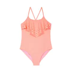 H2O WEAR - Traje de Baño Teens Niña Entero UV30+ Coral