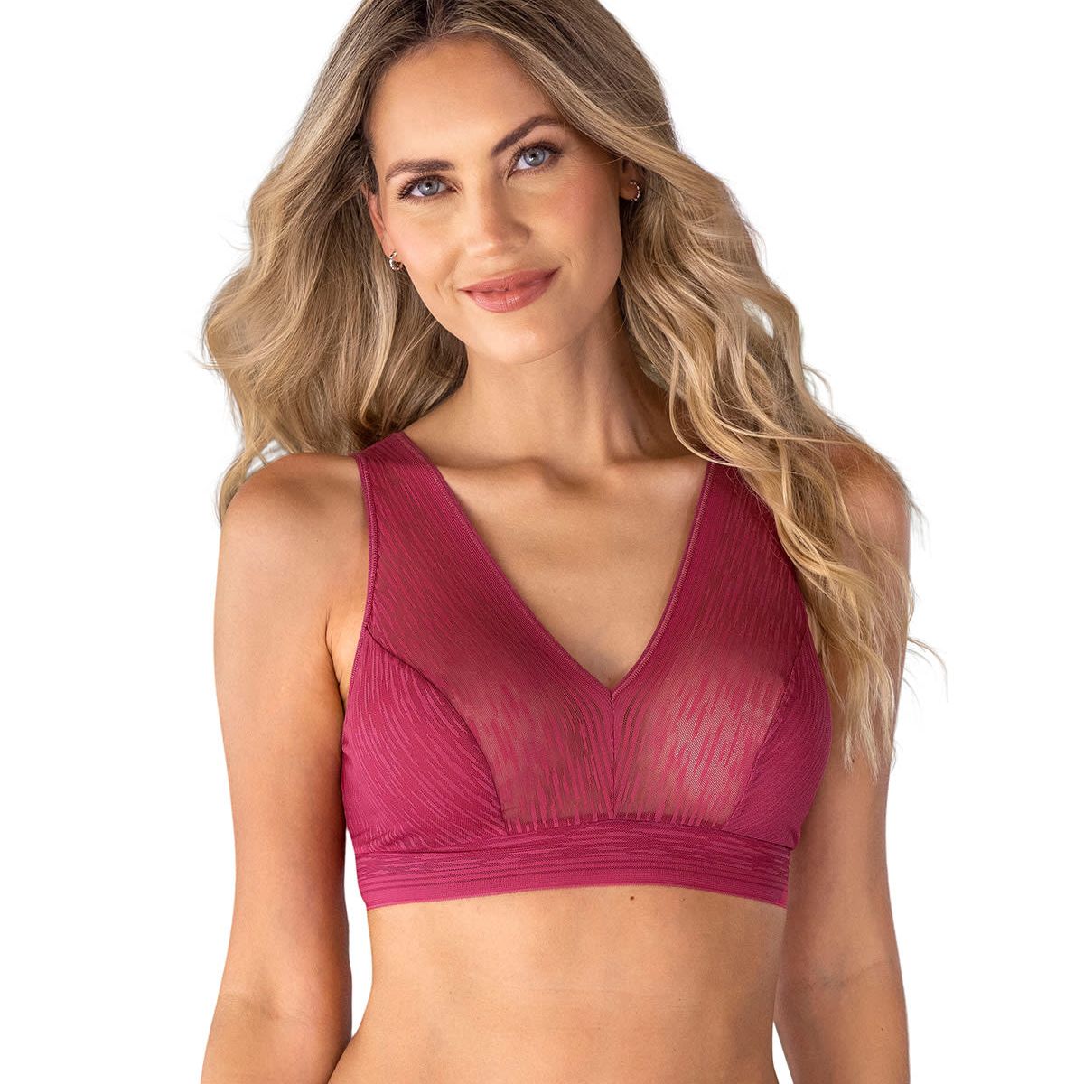 LEONISA - Brasieres 091045 Bralette Fucsia