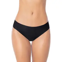 LEONISA - Panties 012721 Tanga Negro