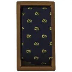 PALMATRI - Corbata Don Giraluna Azul Marino