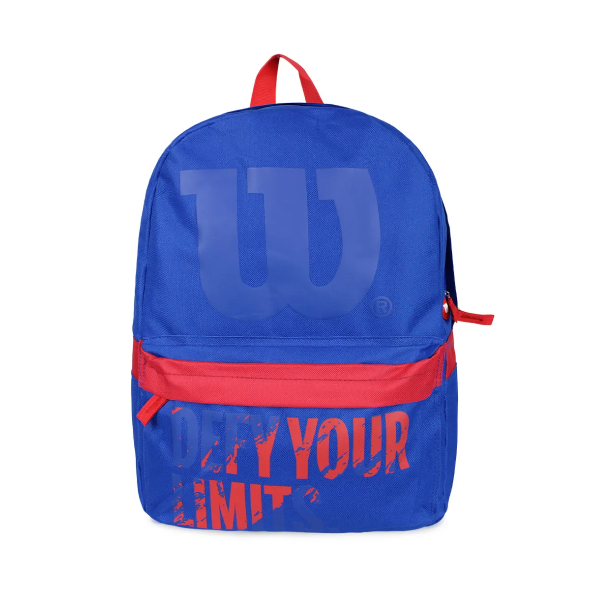 WILSON - Mochila Defy azul con rojo WILSON