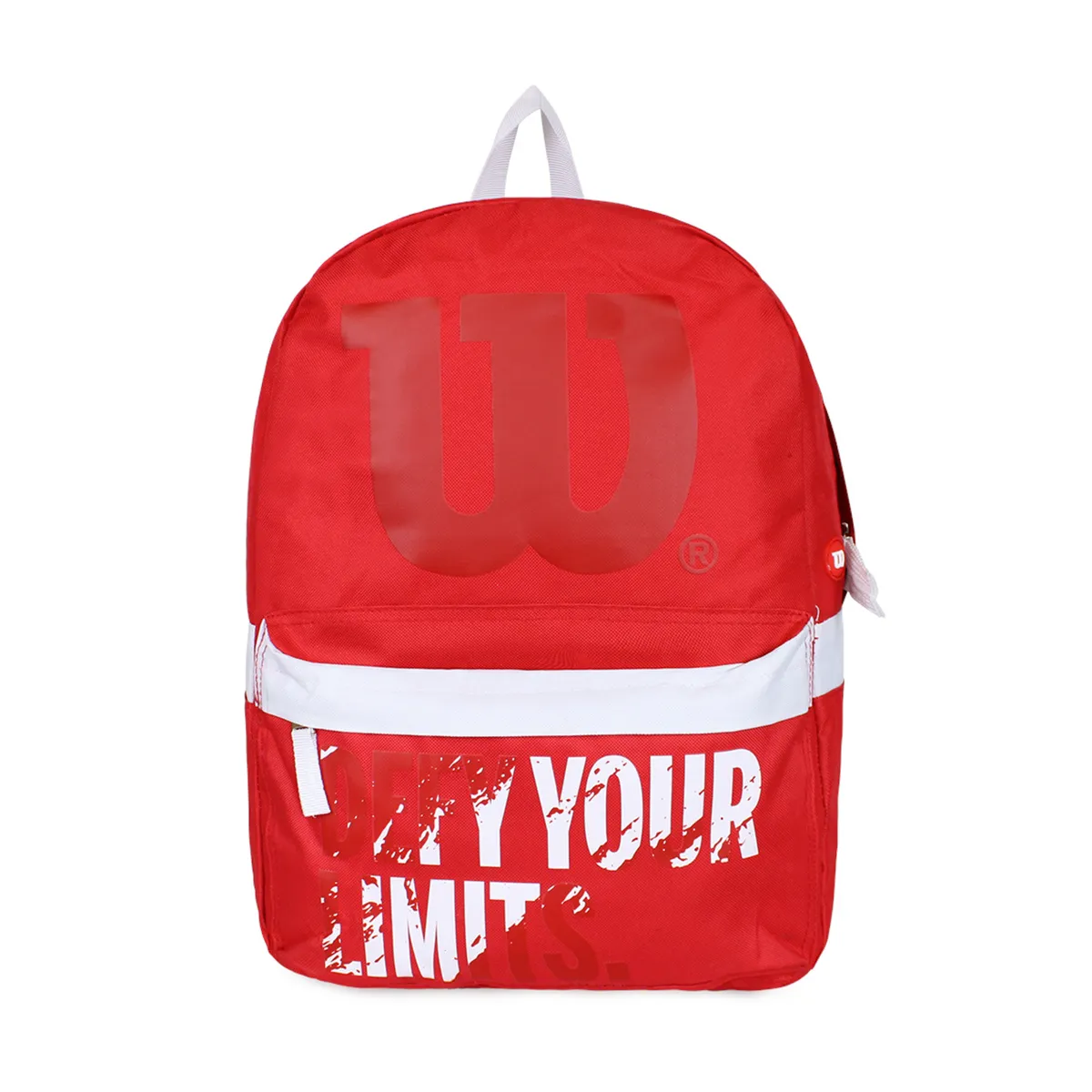 WILSON - Mochila Defy roja con blanco WILSON