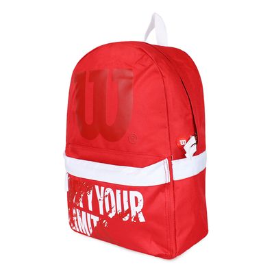 Imagen 2 del producto Mochila Defy roja con blanco