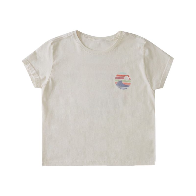 ROXY - Polera Roxy Gradient Classic Boyfriend Niña Snow White