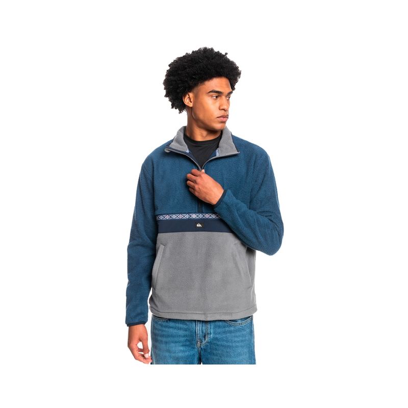 QUIKSILVER - Polerón Quiksilver Polar Clean Coast Hombre Blue