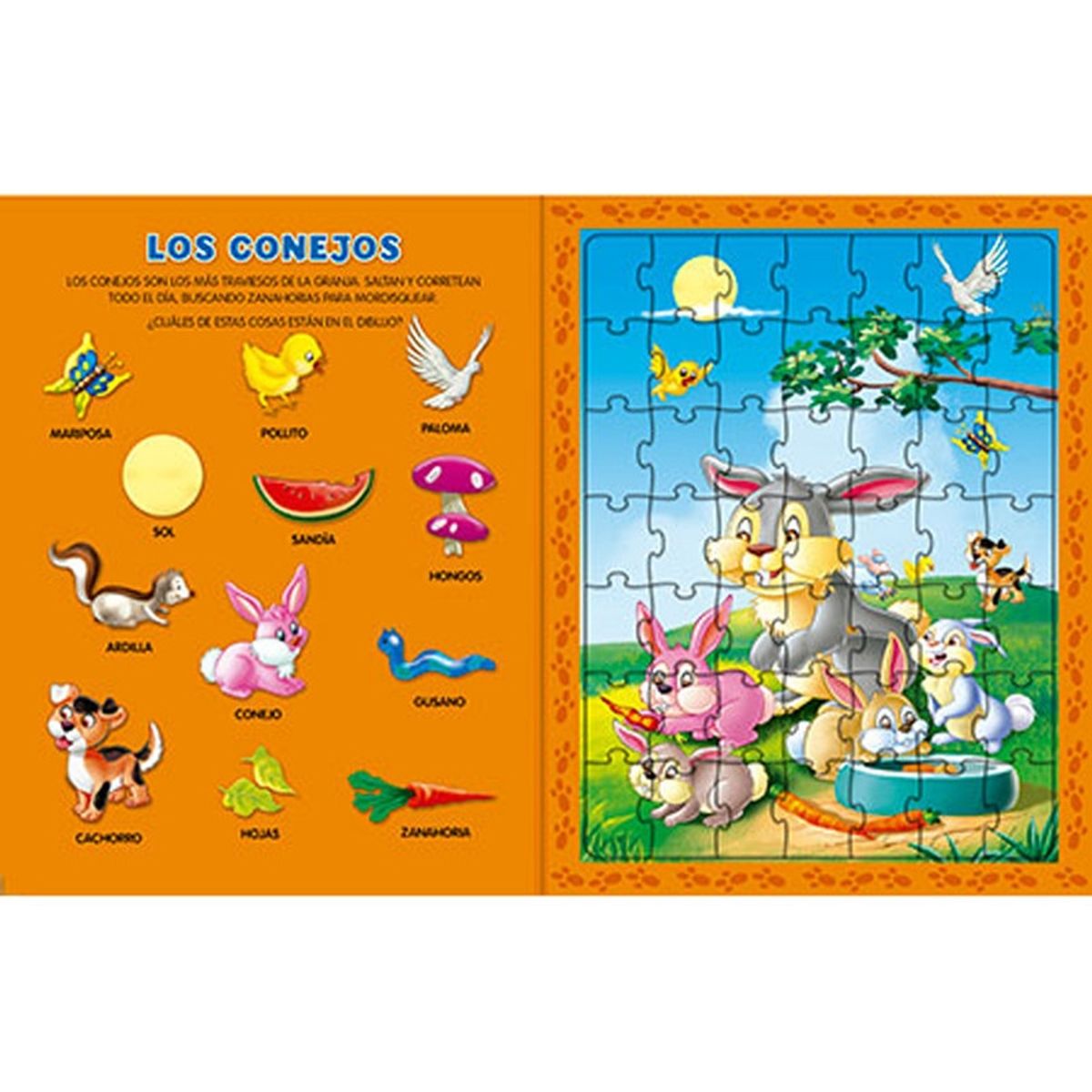 LATINBOOKS - Puzzle Aventuras - Animales De La Granja