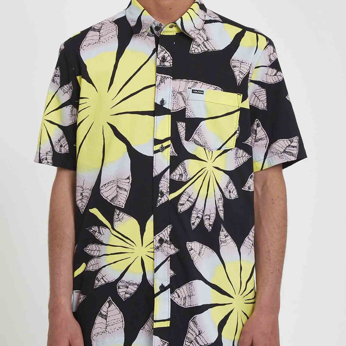 VOLCOM - Camisa BLOOMIN SS Hombre Negro Volcom VOLCOM