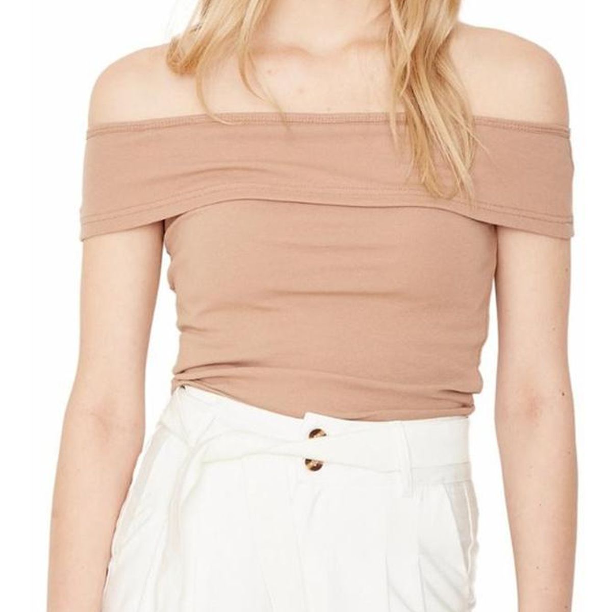 JACINTA TIENDA - Polera Ester arena Jacinta Tienda