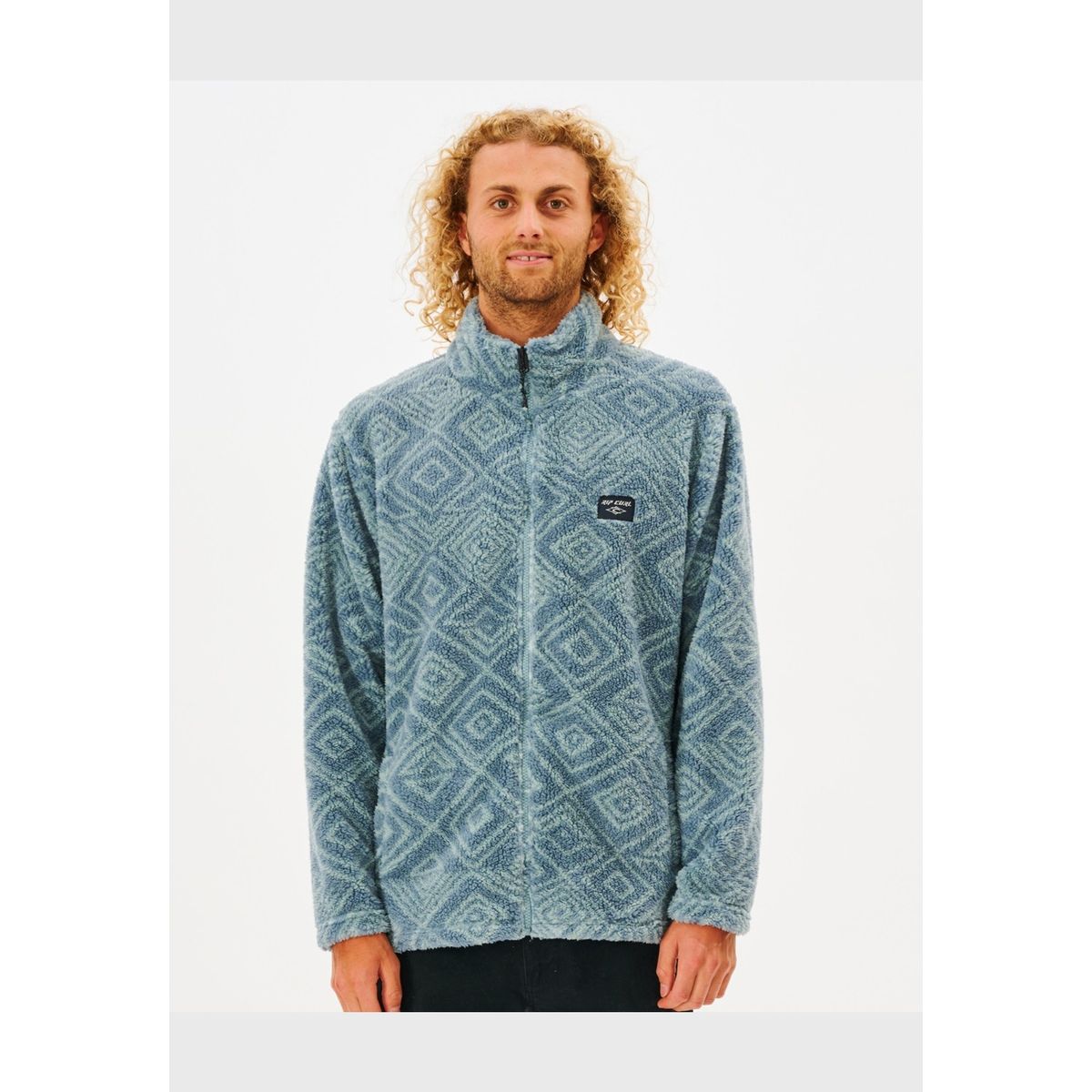RIP CURL - Poleron PARTY PACK POLAR Hombre Azul Rip Curl