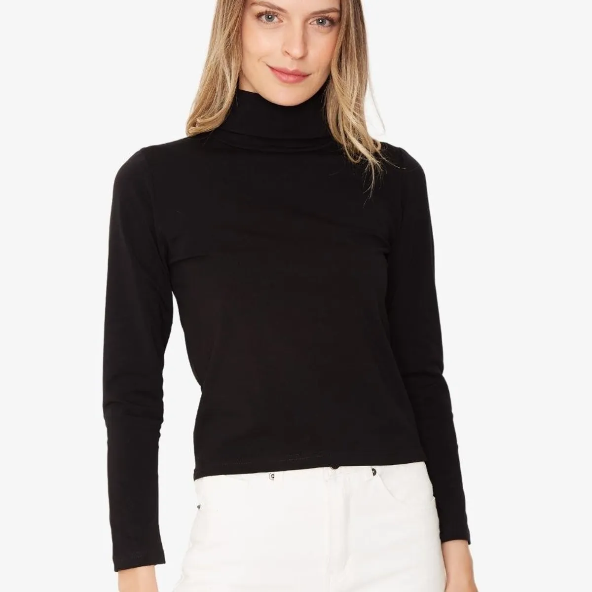 JACINTA TIENDA - Polera Consuelo negra Jacinta Tienda