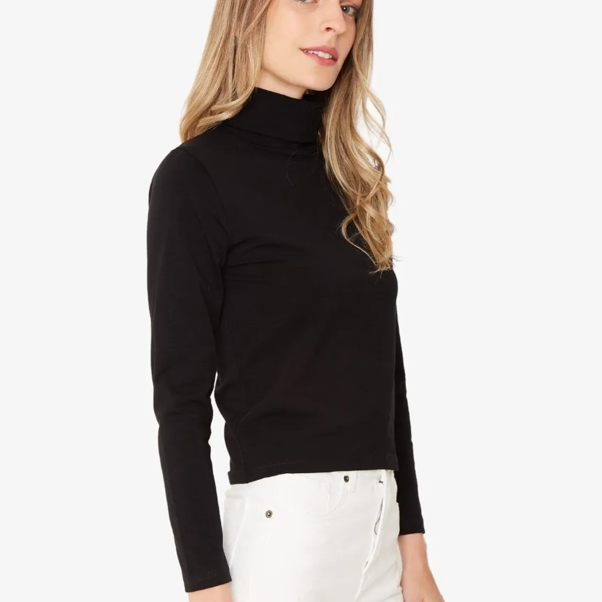 JACINTA TIENDA - Polera Consuelo negra Jacinta Tienda