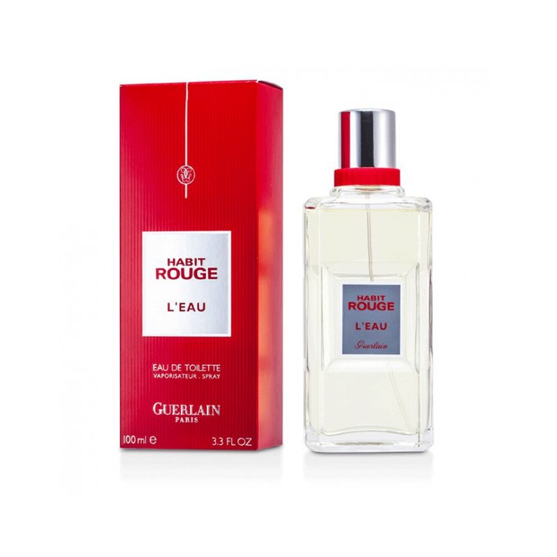 GUERLAIN - Perfume Habit Rouge L'Eau 100ml Edt Guerlain Hombre