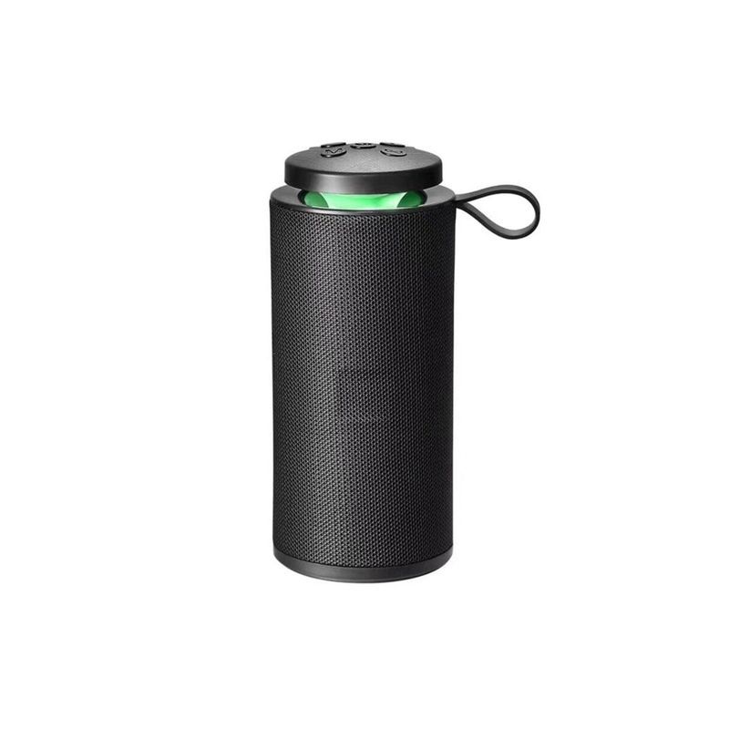 IMPORTCLICK - Parlante Bluetooth Recargable Con Luz RGB/USB/TF/FM Negro