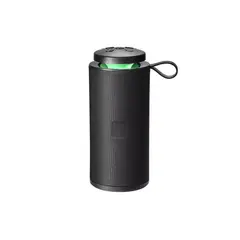 IMPORTCLICK - Parlante Bluetooth Recargable Con Luz RGB/USB/TF/FM Negro