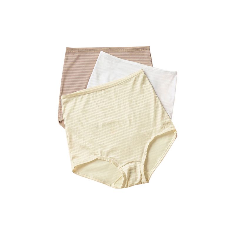 LEONISA - Panties 1255X3 Clasico Surtido Beige Blanco Marfil