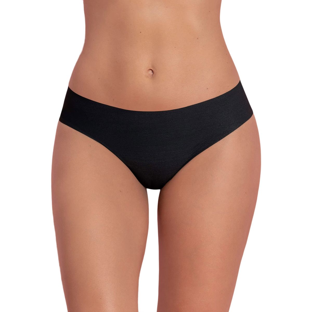 LEONISA - Leonisa Calzón Colaless Invisible y sin Elásticos 012720 Negro
