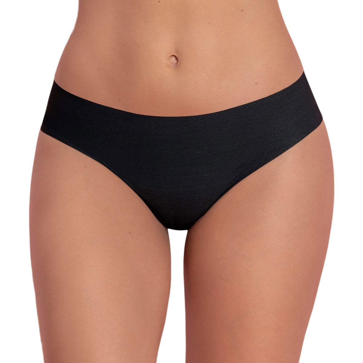 LEONISA - Leonisa Calzón Colaless Invisible y sin Elásticos 012720 Negro