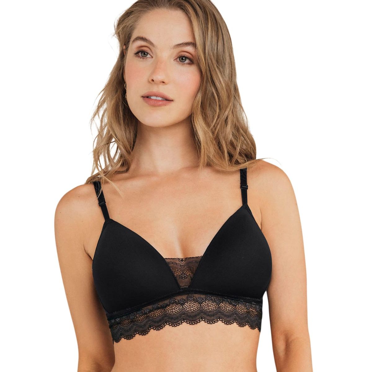 LEONISA - Brasieres 011992 Bralette Negro