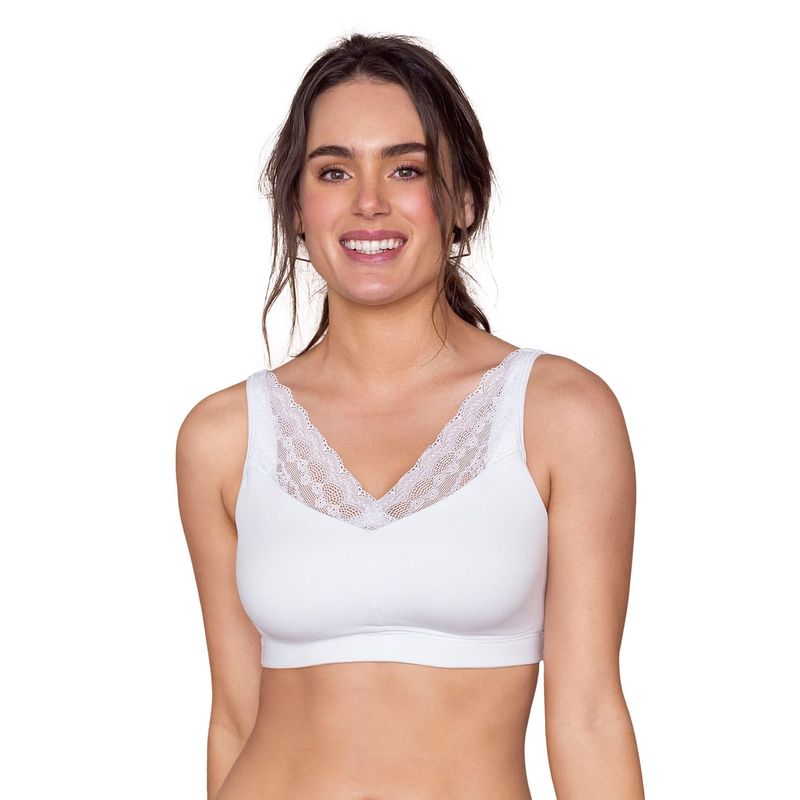 LEONISA - Brasieres 91004N Mastectomía Blanco