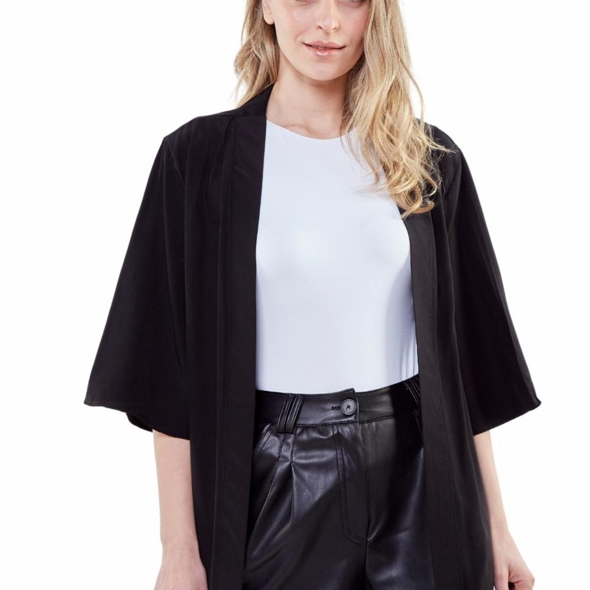 JACINTA TIENDA - Kimono Lis II negro Jacinta Tienda.-----