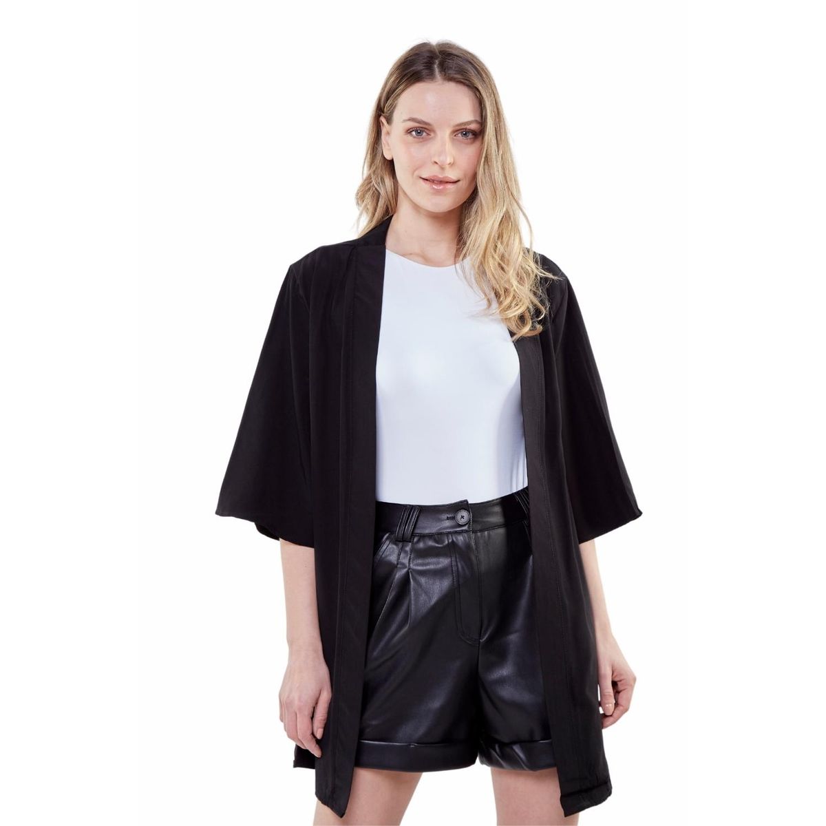 JACINTA TIENDA - Kimono Lis II negro Jacinta Tienda.-----