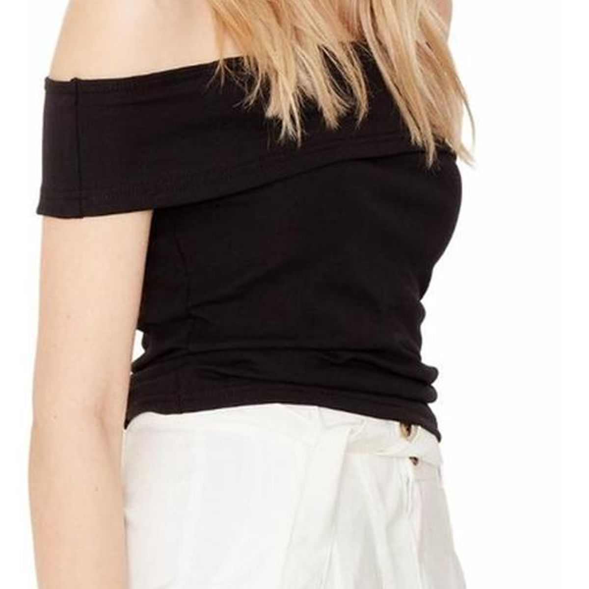 JACINTA TIENDA - Polera Ester negra Jacinta Tienda