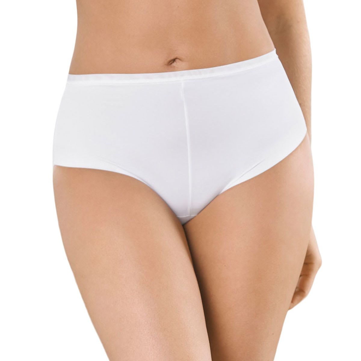 LEONISA - Calzón clásico invisible con ajuste perfecto 012499 Blanco