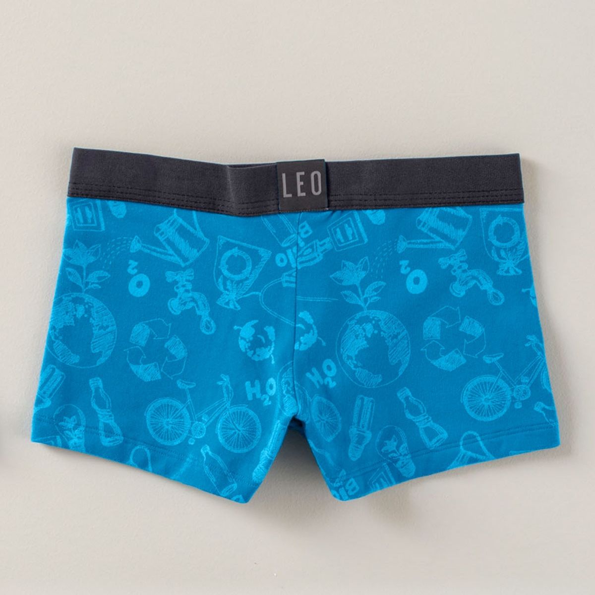 LEO - Infantil 33155X2 Bóxer niño Surtido Azul