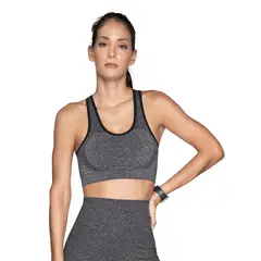 LEONISA - Ropa Deportiva 195337P Top Gris