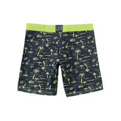 LEO - Infantil 33294X2 Bóxer niño Surtido Verde y Azul
