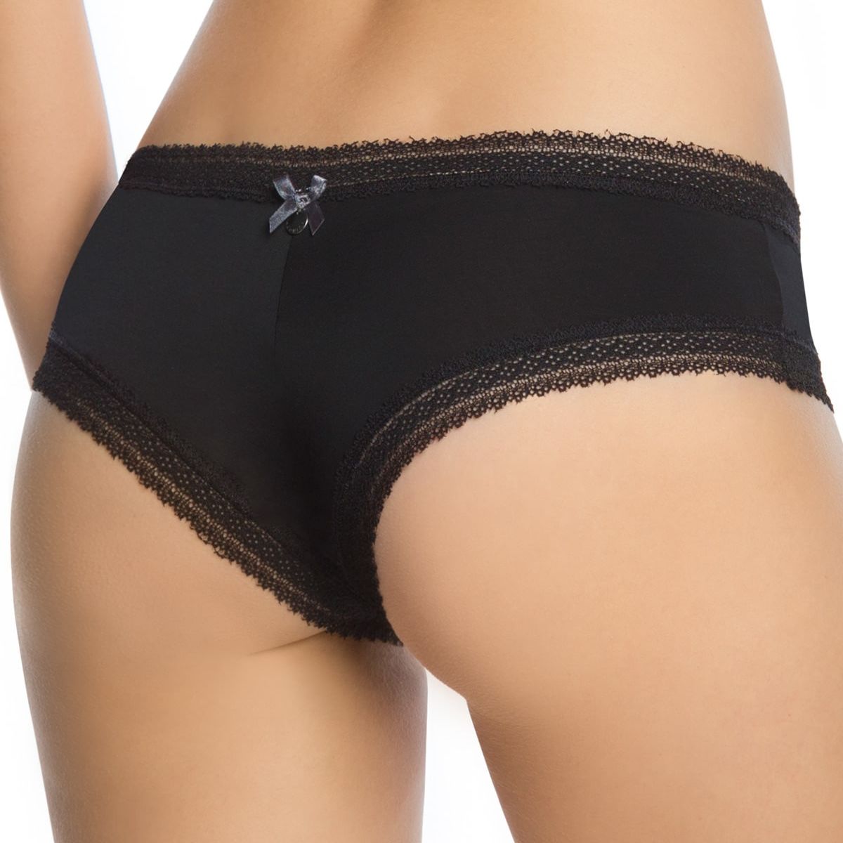 LEONISA - Panties 012898 Hipsters y Cacheteros Negro
