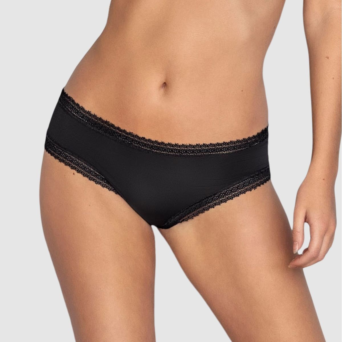 LEONISA - Panties 012898 Hipsters y Cacheteros Negro