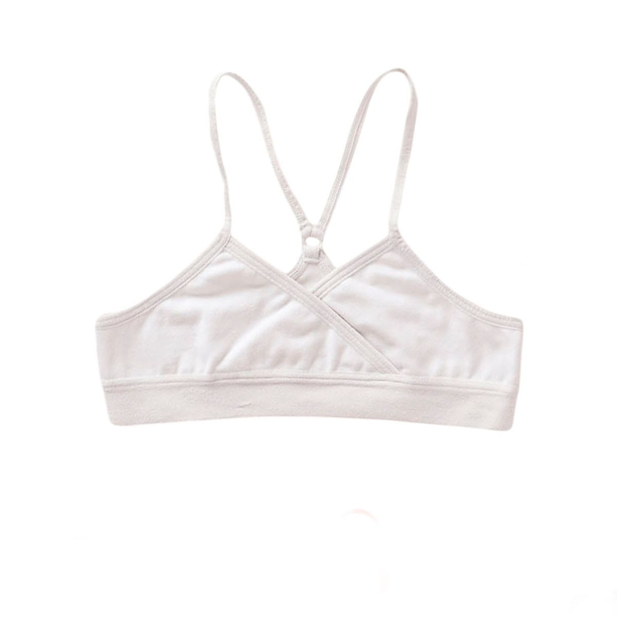 LEONISA - Infantil 065290 Brasier niña Blanco