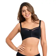 LEONISA - Sostén facilitador de postura con copas en espuma Multi/Benefit 011936 Negro