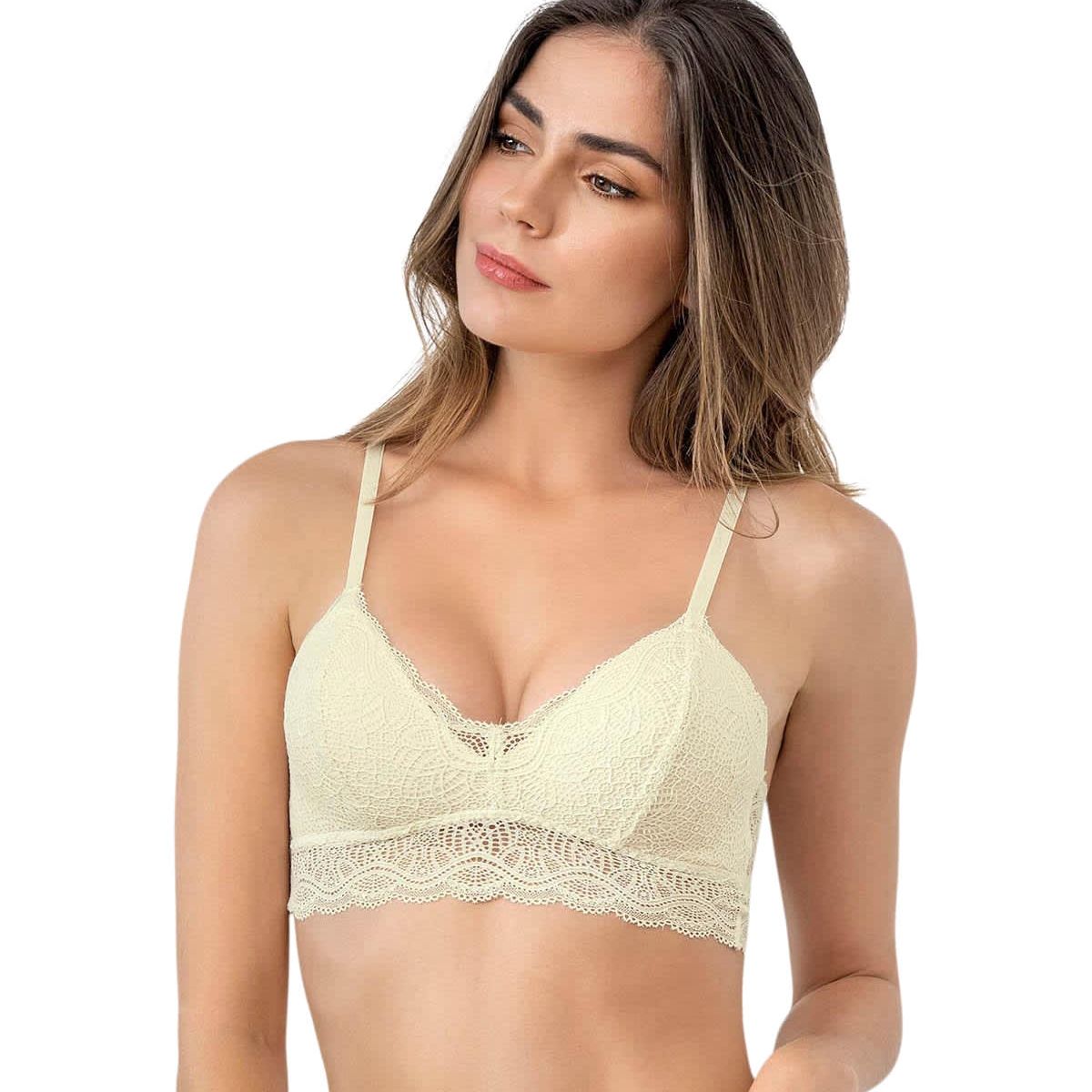 LEONISA - Brasieres 011950 Bralette Marfil