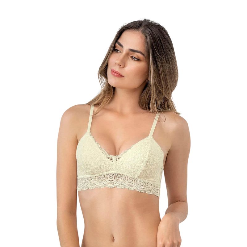 LEONISA - Brasieres 011950 Bralette Marfil