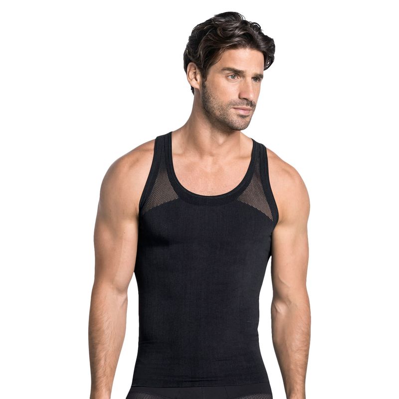 LEO - Fajas Masculinas 035010 Control de abdomen Negro