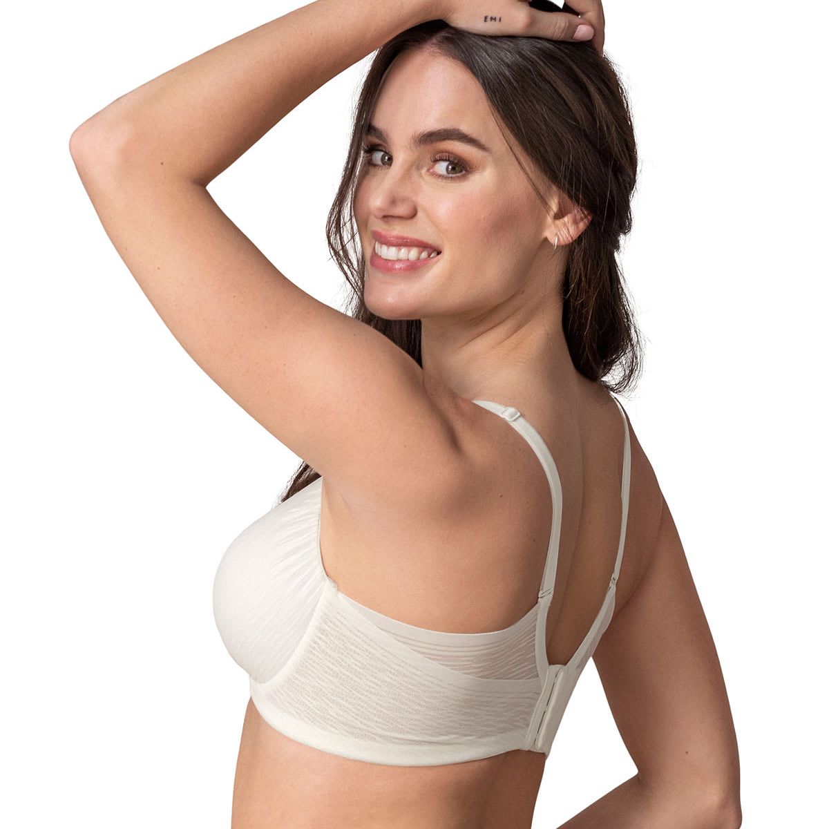 LEONISA - Sostén con cubrimiento total del busto Comfort Fit 091026 Marfil