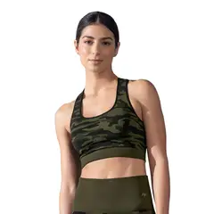 LEONISA - Ropa Deportiva 195369 Top Verde