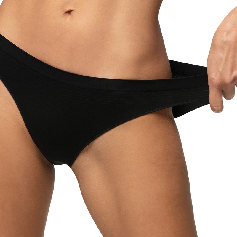 POMPEA - Calzón Vb Seamless Negro Pompea