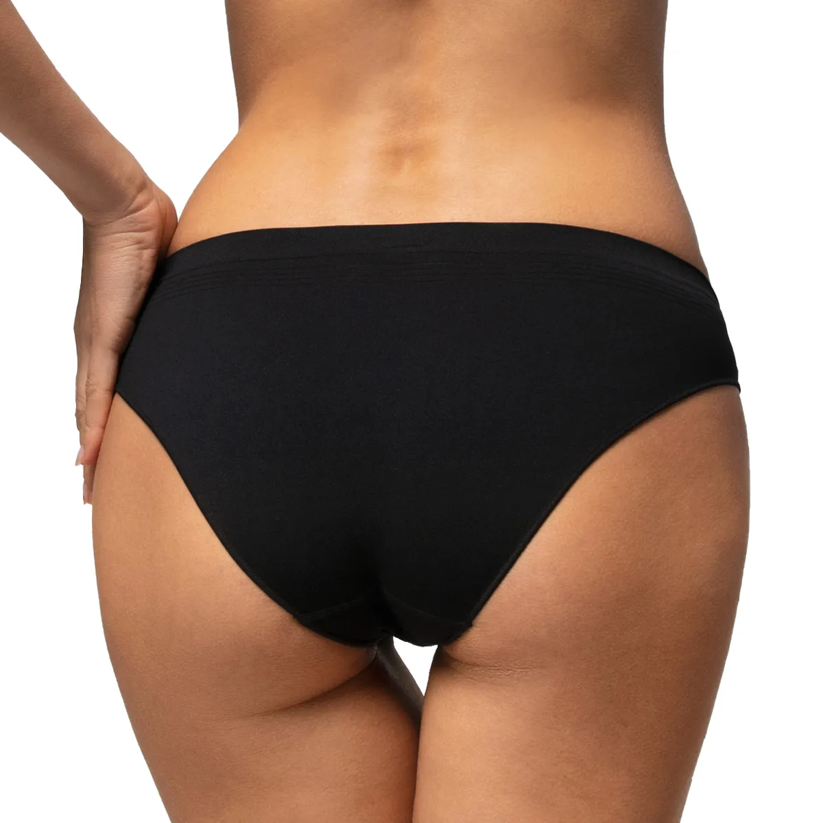 POMPEA - Calzón Vb Seamless Negro Pompea