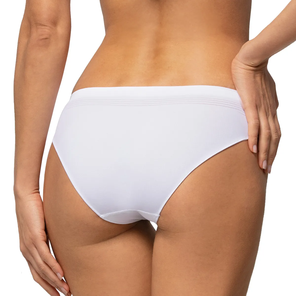 POMPEA - Calzón Vb Seamless Blanco Pompea