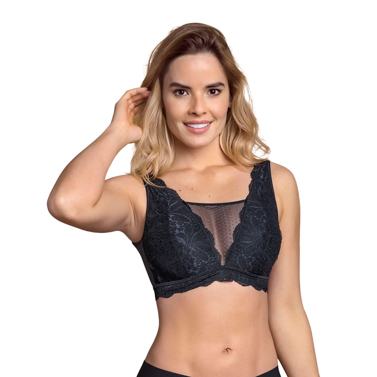 LEONISA - Brasieres 91014 Mastectomía Negro