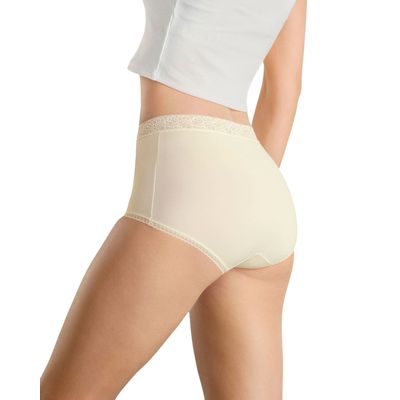 Imagen 2 del producto Pack x 3 calzones clásicos con toques de encaje 118X3 Beige