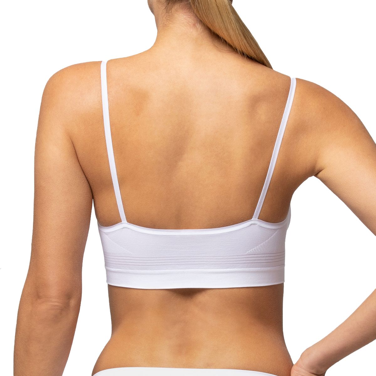 POMPEA - Brassiere Seamless Blanco Pompea