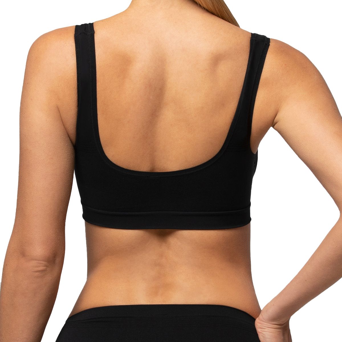 POMPEA - Brasssiere Sl Seamless Negro Pompea