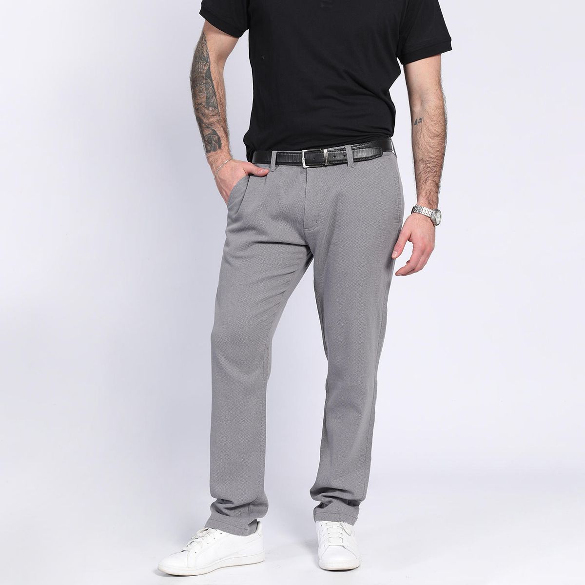 POTROS - Pantalón Fantasía 5 Bolsillos Gris POTROS