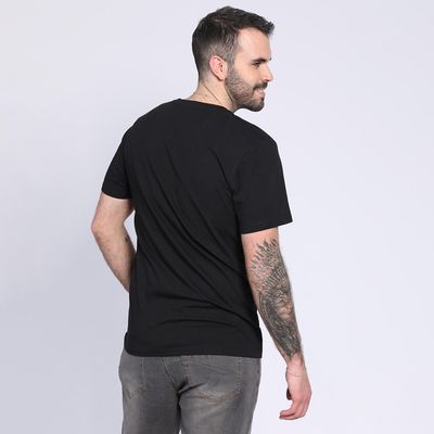 Imagen 2 del producto Polera Cuello V Negro
