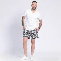 POTROS - Polera Cuello V Blanco